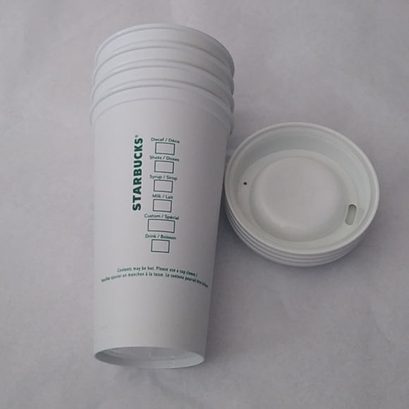 Starbucks Earth Day Green Reusable Hot Drink Cups, 16 oz., set of 4 - Picture 5 of 5